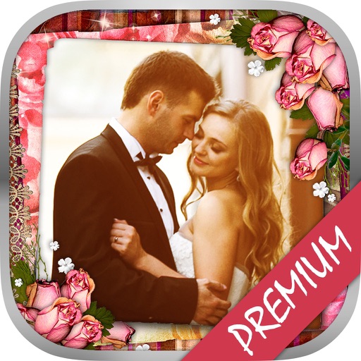 Romantic wedding photo frames & album editor – Pro icon