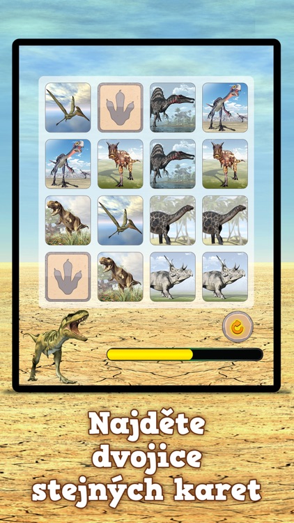 Svět dinosaurů : Paměťové hry pro děti