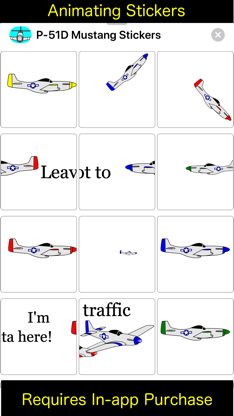 P-51D Mustang Sticker App screenshot 6