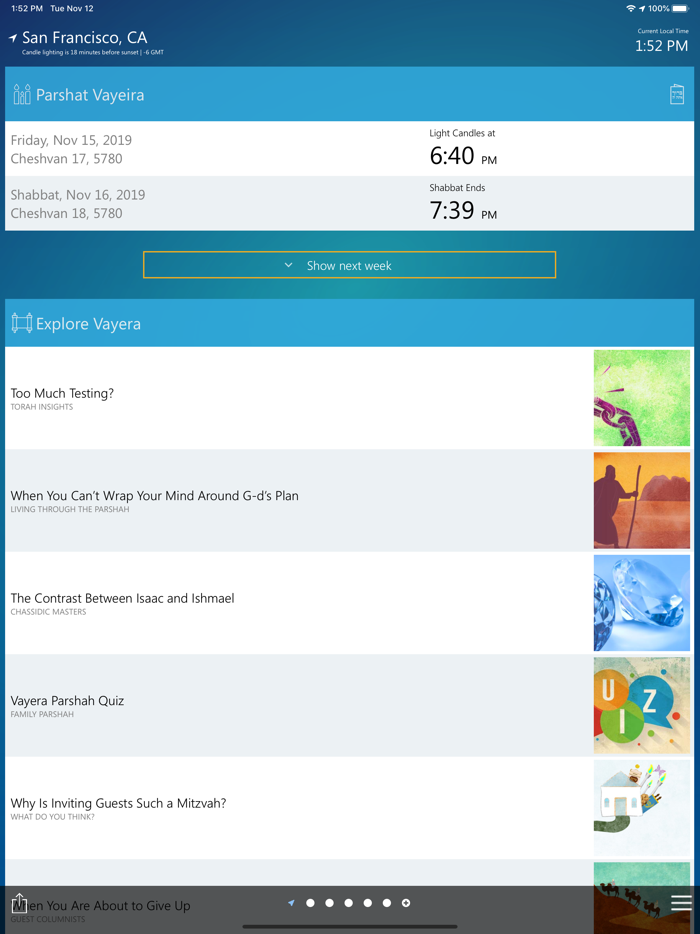 Shabbat and Holiday Times