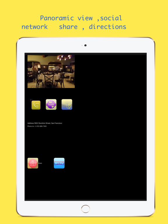 Places Nearby: Places near me iPad screenshot 2 - Food & Drink app