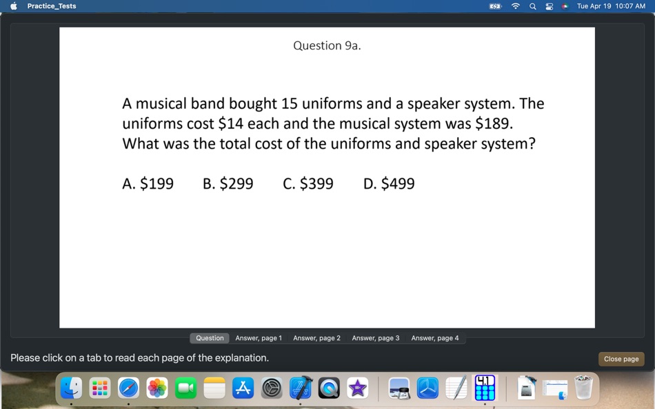 #5. Common Core math tests, 3-5 (macOS) By: Test Prep LLC