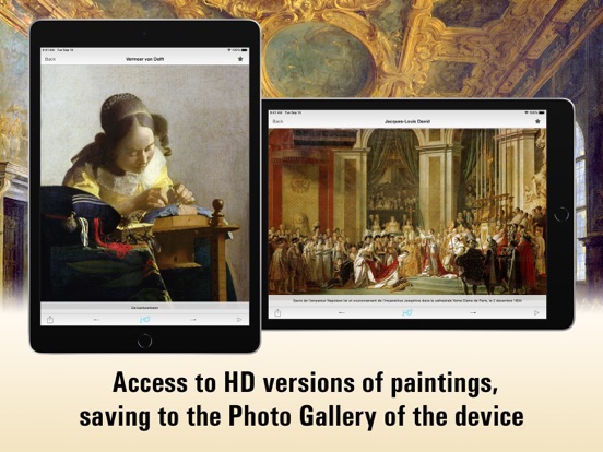 Louvre HD iPad app afbeelding 3