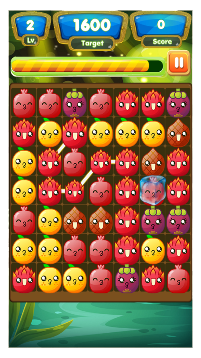 Fruit Match 3 Puzzle - Amazing Link Splash Mania