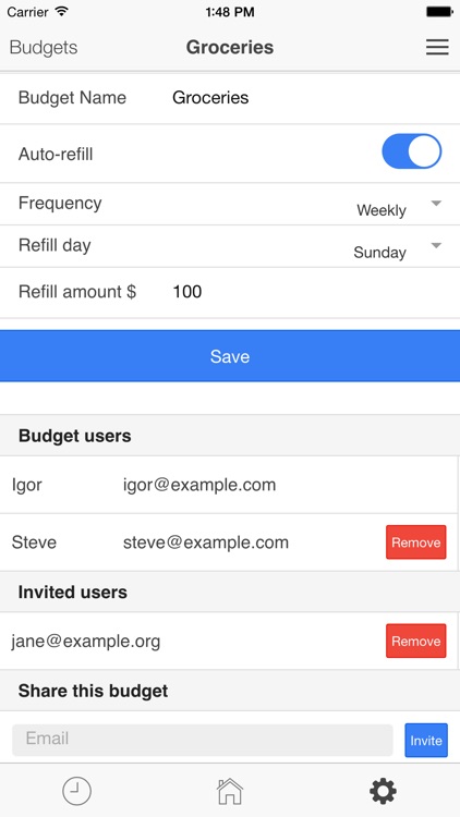 Family Fortune - budget app for families