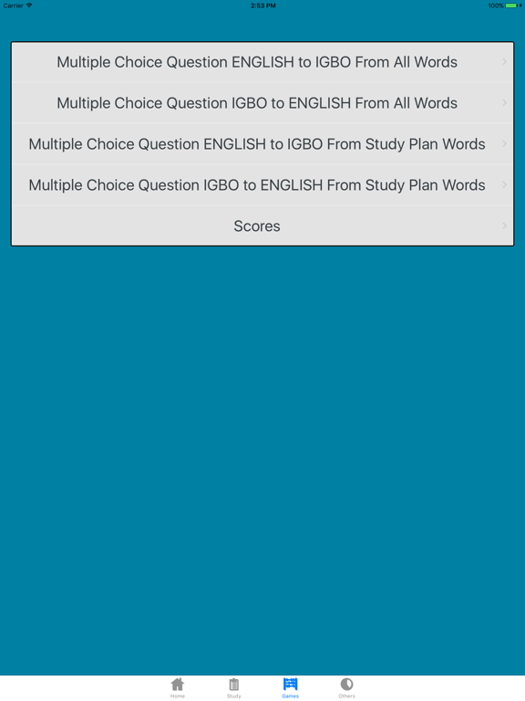 Igbo Dictionary iPad screenshot 4 - Reference app