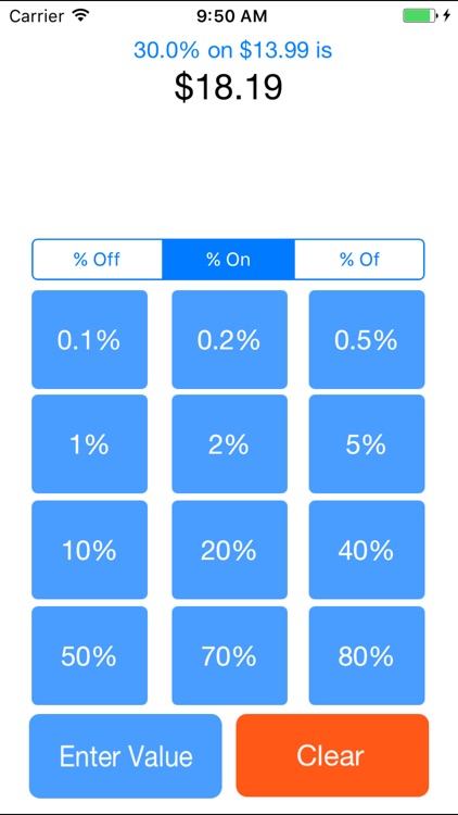 Devalluator - Percentage Calculation Tool