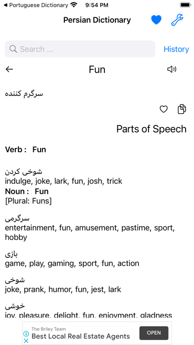 Smart Persian Dictionary Screenshot