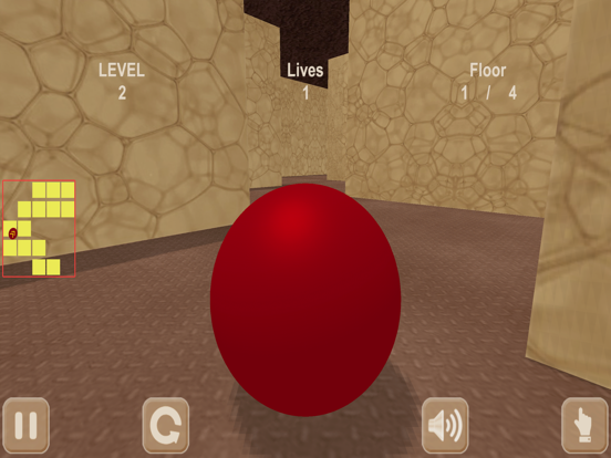 Red ball & maze. Inside View iPad screenshot