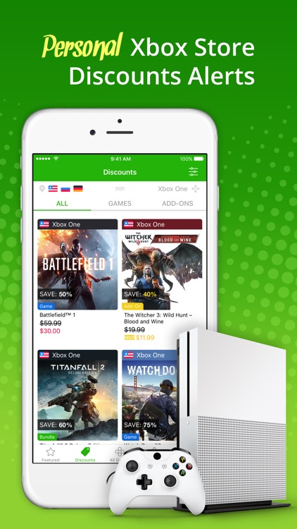 XB Deals - Price Alerts for Xbox One Games Store screenshot-0