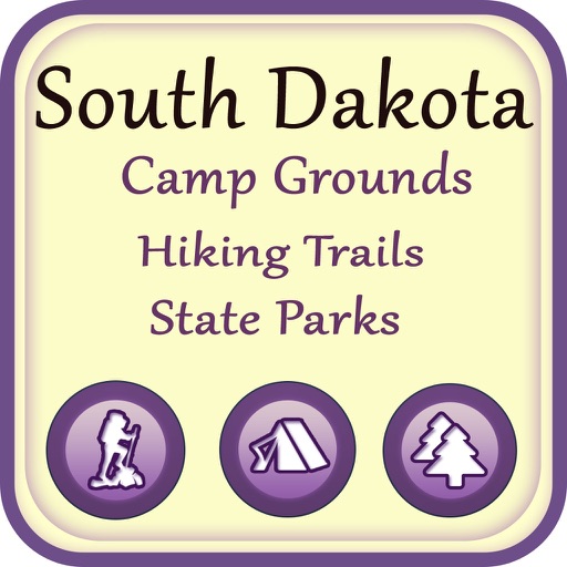 South Dakota Campgrounds & Hiking Trails,State Par icon