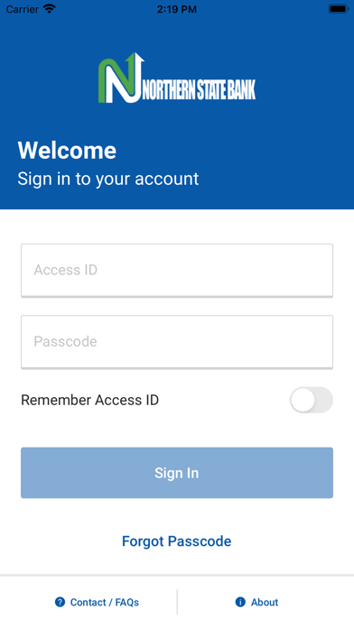 Northern State Bank Mobile Screenshot