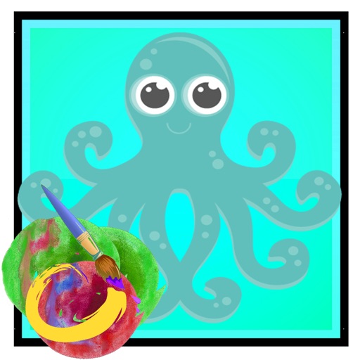 Coloring Books-Drawing game Ocean - Zoo for kids