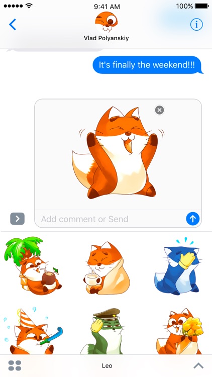 Leo the Cat - Fun Stickers screenshot-2