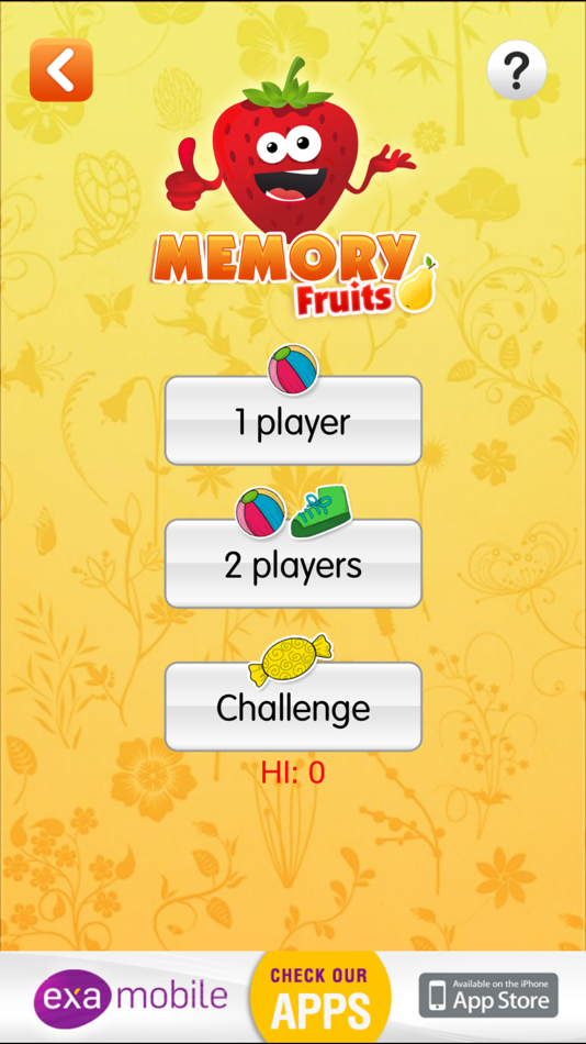 #2. Memory Fruits - Freemium Match Game (iOS) 由: ExaMobile S.A.