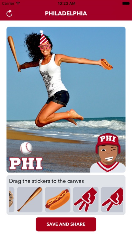 Philadelphia Baseball Stickers & Emojis