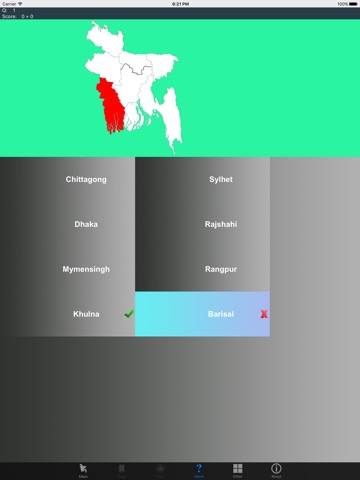 Bangladesh Division Maps and Quizのおすすめ画像2