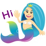 The Beautiful Mermaid Stickers