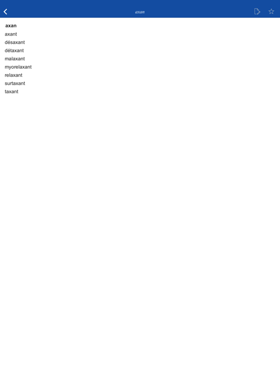 Screenshot #6 pour Dictionnaire des rimes