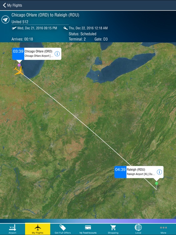 Raleigh Airport Pro (RDU) + Flight Tracker HD