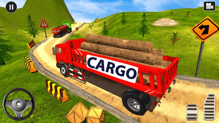 Offroad Cargo Truck Driving