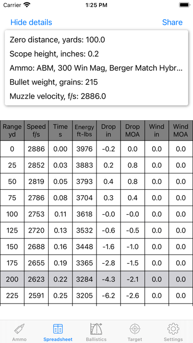 Ballistics Calculator 2024 Screenshot