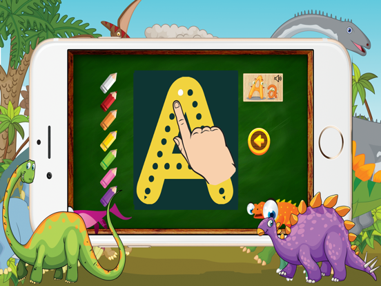 Screenshot #5 pour A-Z Dinosaur Alphabet Trace Flashcards for Toddler
