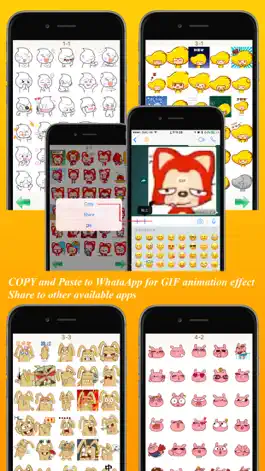 Game screenshot Gif Stickers for WhatsApp apk