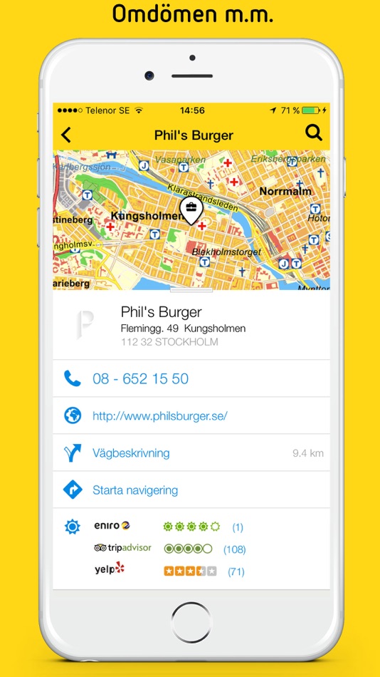 #2. Eniro (iOS) 由: Eniro Sverige Online AB