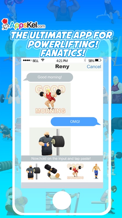 PowerMoji: Weight-Lifting Emoji & Stickers App