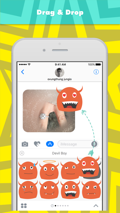 Screenshot #3 pour Devil Boy stickers by O  Jungio