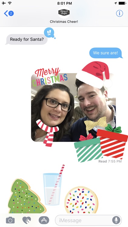 Christmas Stickers - Props and Selfie Accessories