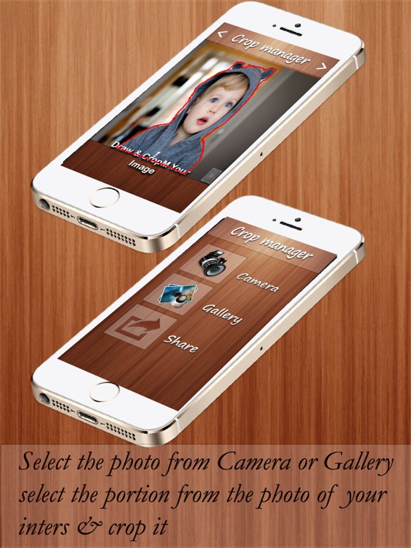 Screenshot #4 pour Photo Crop manager, photo editor