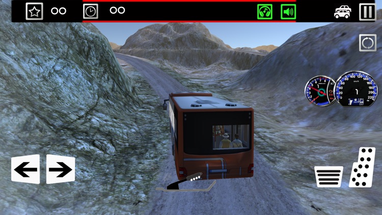 3D Off Road Trip from Hill to School Bus Simulator screenshot-3