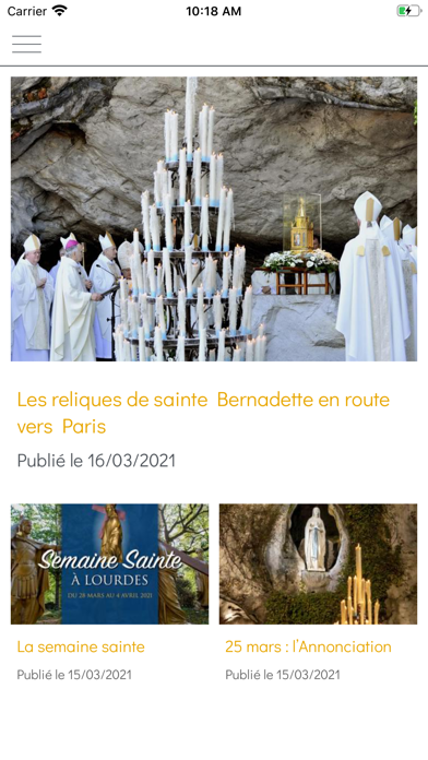 Sanctuaire N-D de Lourdes Screenshot