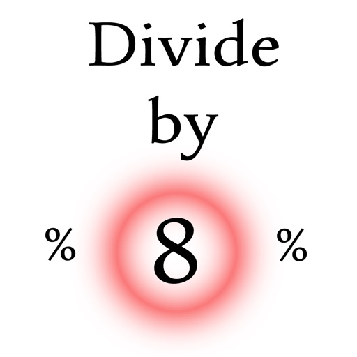 Divide By 8 Icon