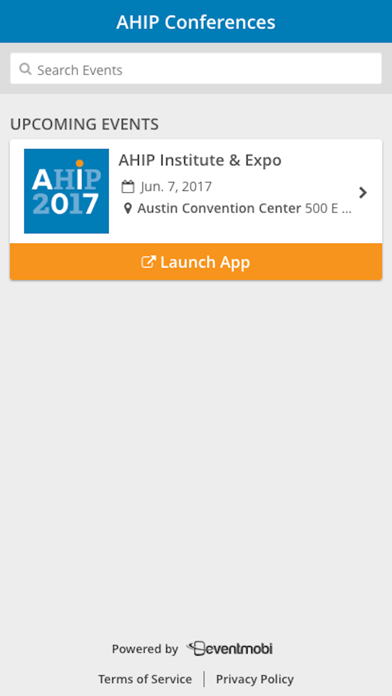 AHIP Conferences app screenshot