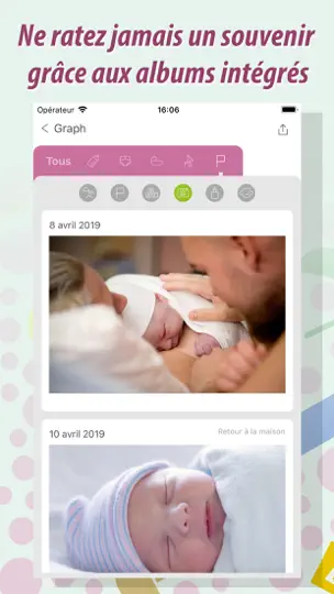 Capture d'écran de Baby Tracker Pro - Bébé Suivi sur iPhone 8