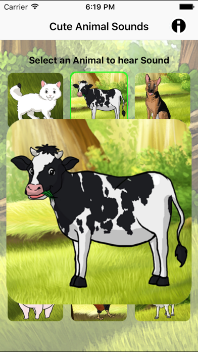 Screenshot #2 pour Cute Animal Sounds