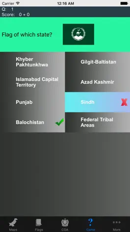 Game screenshot Pakistan State Maps Flags and Capitals apk