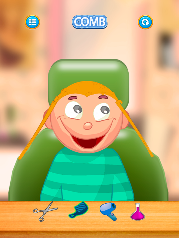 Screenshot #5 pour Jeu d'enfant / coupe de cheveux blonds