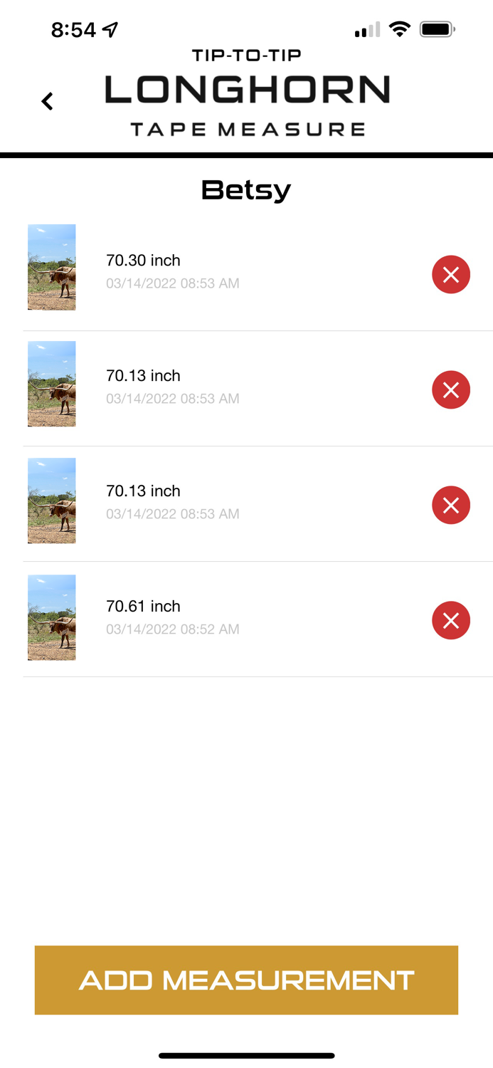 TTT Longhorn Tape Measure