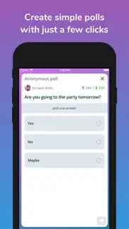 poll for all - create polls iphone screenshot 1