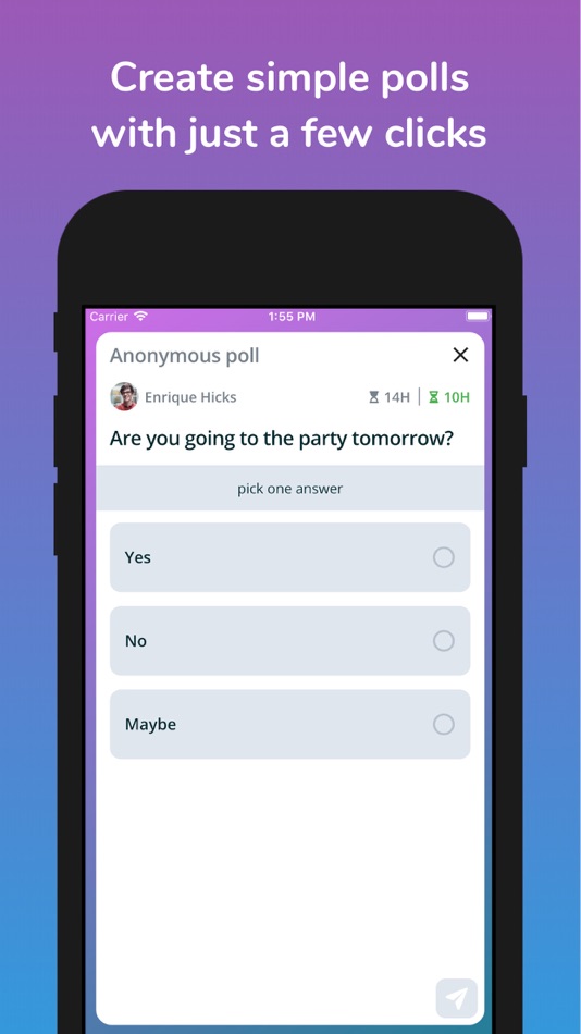 #1. Poll For All - Create polls (iOS) 来自: Softry OÜ