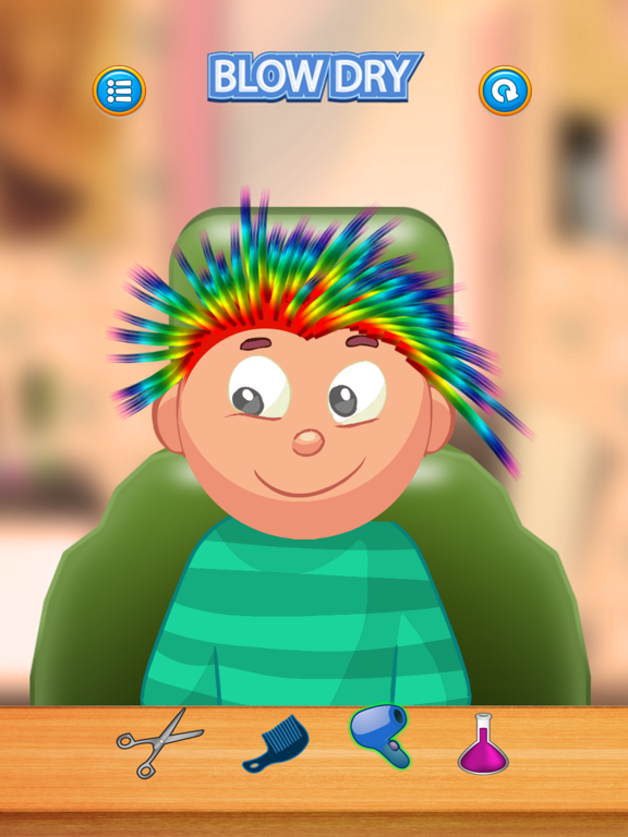 Screenshot #6 pour Jeu d'enfant / coupe de cheveux arc-en-ciel