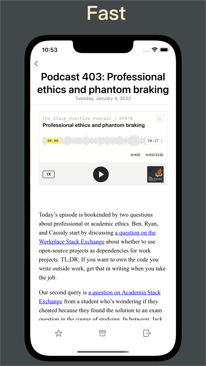 RssCube - Fast News Reader