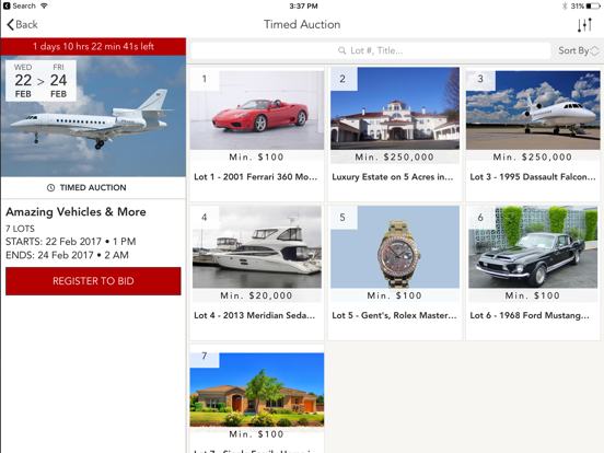 Screenshot #5 pour CWS Auctions