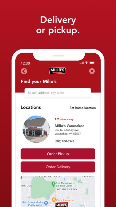 Milio's Sandwiches Screenshot