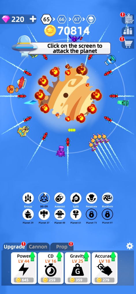 Planet Smash : Idle Wars - Games App | MWM