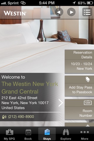 SPG: Starwood Hotels & Resorts screenshot 2